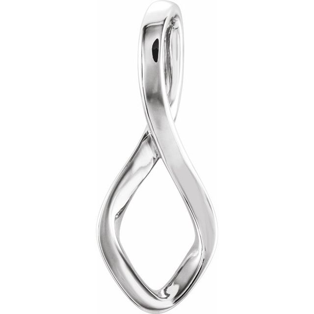 Platinum Freeform Pendant
