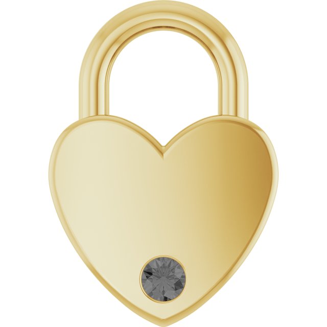 14K Yellow Gold Natural Peridot Heart Locket